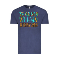 Vintage Denim teacher of tiny humans Vintage Tee - BundleAndBundleShop