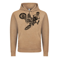 Vintage Coffee Eli Tomac Jump Illustration Vintage Hoodie - linhVisuals