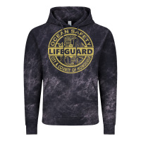 Cloud Black honolulu lifeguard   lifeguard Vintage Hoodie - linhVisuals