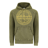 Vintage Olive honolulu lifeguard   lifeguard Vintage Hoodie - linhVisuals