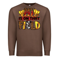 Chestnut softball my heart is on that field Premium Sweatshirt - RanaPortraitStore