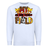 Softball My Heart Is On That Field Premium Sweatshirt | Teevron