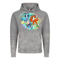 Cloud Rock gumball and darwin Vintage Hoodie - linhVisuals