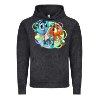 Vintage Black gumball and darwin Vintage Hoodie - linhVisuals