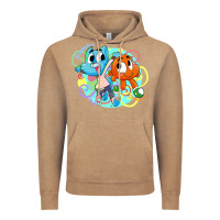 Vintage Coffee gumball and darwin Vintage Hoodie - linhVisuals