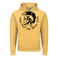 Vintage Mustard diesel only the brave Vintage Hoodie - linhVisuals