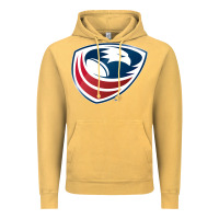Vintage Mustard usa rugby Vintage Hoodie - linhVisuals
