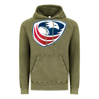 Vintage Olive usa rugby Vintage Hoodie - linhVisuals