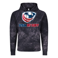 Cloud Black usa rugby Vintage Hoodie - linhVisuals