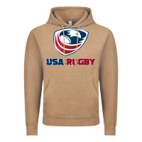 Vintage Coffee usa rugby Vintage Hoodie - linhVisuals