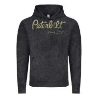 Vintage Black peterbilt class pays   trucker quote Vintage Hoodie - linhVisuals