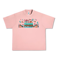Salmon coffe gives me teacher powers libbey glass Urban Heavy Tee - BundleAndBundleShop