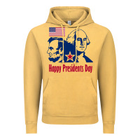 Vintage Mustard presidents day Vintage Hoodie - linhVisuals