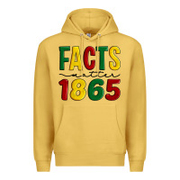 Antique Gold facts matter 1865 Premium Hoodie - Artiststas
