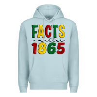 Blue Mist facts matter 1865 Premium Hoodie - Artiststas
