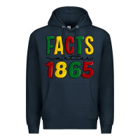 Navy facts matter 1865 Premium Hoodie - Artiststas