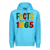 Ocean Blue facts matter 1865 Premium Hoodie - Artiststas