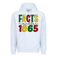 White facts matter 1865 Premium Hoodie - Artiststas