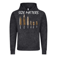 Vintage Black size matters Vintage Hoodie - linhVisuals