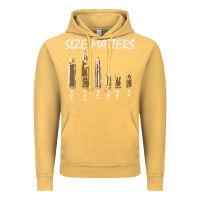 Vintage Mustard size matters Vintage Hoodie - linhVisuals