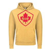 Vintage Mustard rugby canada Vintage Hoodie - linhVisuals