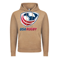 Vintage Coffee usa rugby Vintage Hoodie - linhVisuals