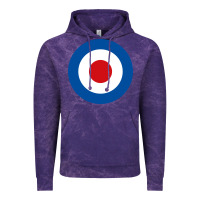Cloud Purple suitable-the-who-target-worn Vintage Hoodie - linhVisuals