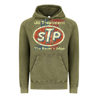 Vintage Olive stp    nostalgia drag racing Vintage Hoodie - linhVisuals