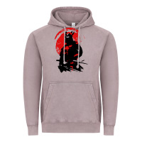 Vintage Zinc samurai warrior Vintage Hoodie - linhVisuals