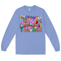 Colony Blue Every Bunny Favorite Teacher Easter Long Sleeve Tee - CowhideDigitalArt