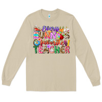 Mushroom Every Bunny Favorite Teacher Easter Long Sleeve Tee - CowhideDigitalArt