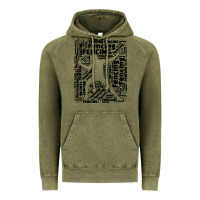 Vintage Olive fencing sport Vintage Hoodie - linhVisuals