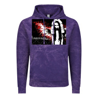 Cloud Purple Marilyns angel with scabbed wings Vintage Hoodie - linhVisuals