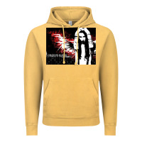 Vintage Mustard Marilyns angel with scabbed wings Vintage Hoodie - linhVisuals