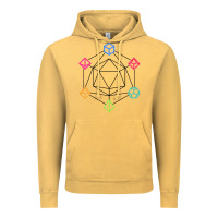 Vintage Mustard minimal dnd Vintage Hoodie - linhVisuals