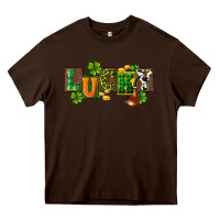 Chocolate Brown Western lucky St. Patrick's Day Heavy Core Tee - CowGirlArtShop