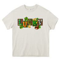 Cream Western lucky St. Patrick's Day Heavy Core Tee - CowGirlArtShop