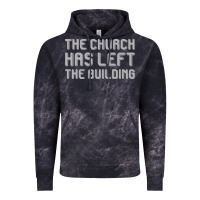 Cloud Black the church has left the building Vintage Hoodie - linhVisuals