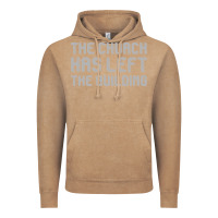 Vintage Coffee the church has left the building Vintage Hoodie - linhVisuals