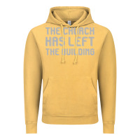 Vintage Mustard the church has left the building Vintage Hoodie - linhVisuals