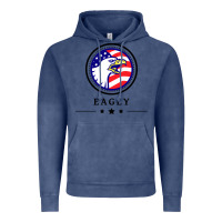 Vintage Denim peacemaker eagly Vintage Hoodie - linhVisuals