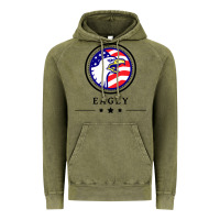 Vintage Olive peacemaker eagly Vintage Hoodie - linhVisuals
