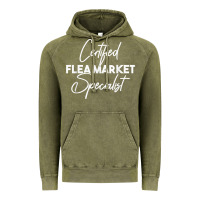 Vintage Olive certified flea market specialist t shirt Vintage Hoodie - linhVisuals