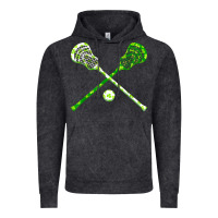 Vintage Black funny lacrosse st patricks day boys men shamrock ball t shirt Vintage Hoodie - linhVisuals