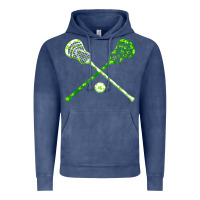 Vintage Denim funny lacrosse st patricks day boys men shamrock ball t shirt Vintage Hoodie - linhVisuals