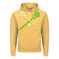 Vintage Mustard funny lacrosse st patricks day boys men shamrock ball t shirt Vintage Hoodie - linhVisuals