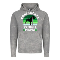 Cloud Rock funny st patrick's day one lucky pitbull mama pitbulldog t shirt Vintage Hoodie - linhVisuals