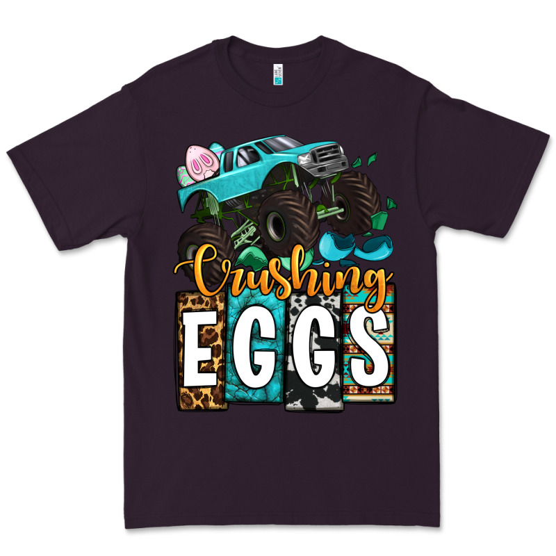 Easter Day Monster Truck Crushing Eggs Premium Tee by OliviaCreatesArt | Teevron