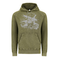 Vintage Olive wash your damn hands Vintage Hoodie - linhVisuals