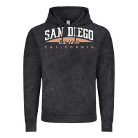 Vintage Black san diego california Vintage Hoodie - linhVisuals